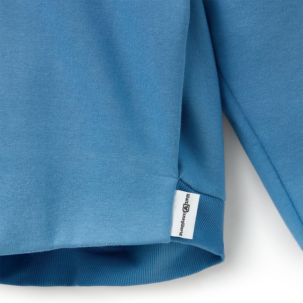 Walt Disney World Logo Zip Hoodie for Adults &ndash; Light Blue