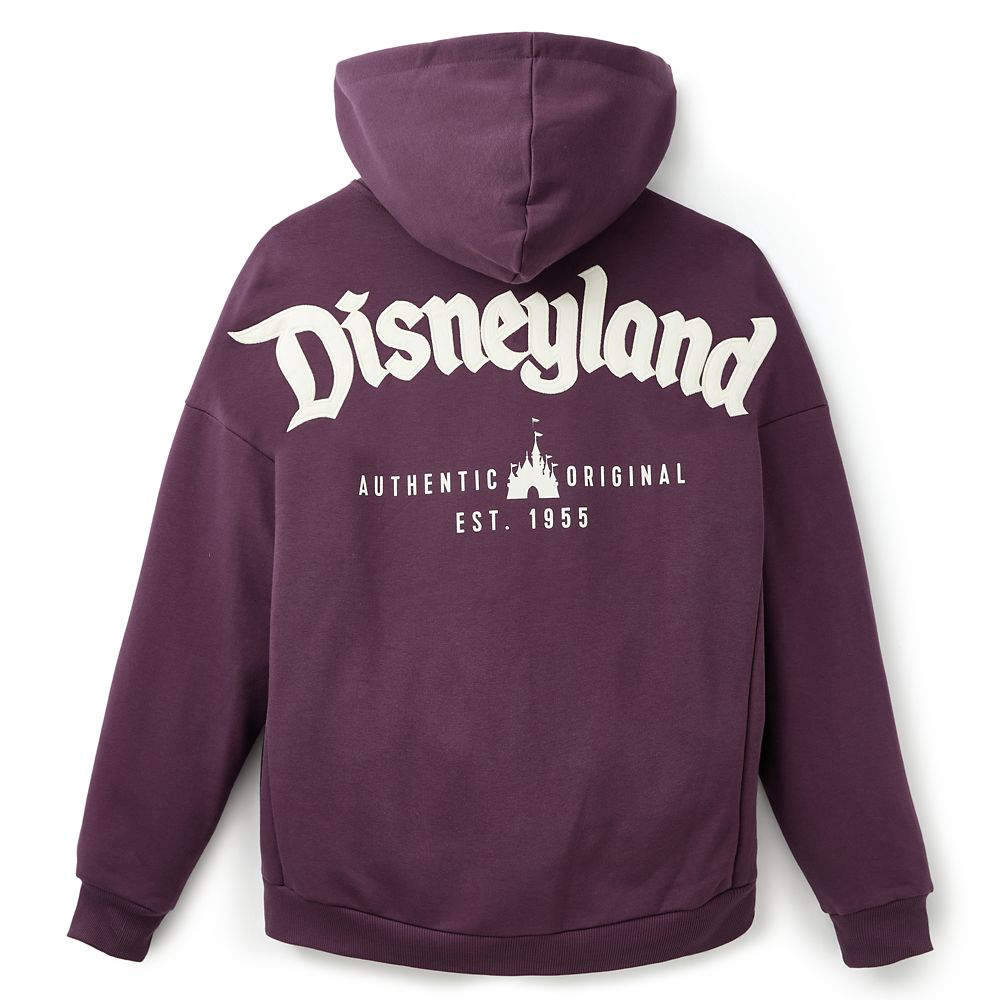 Disneyland Logo Zip Hoodie for Adults – Purple | Disney Store