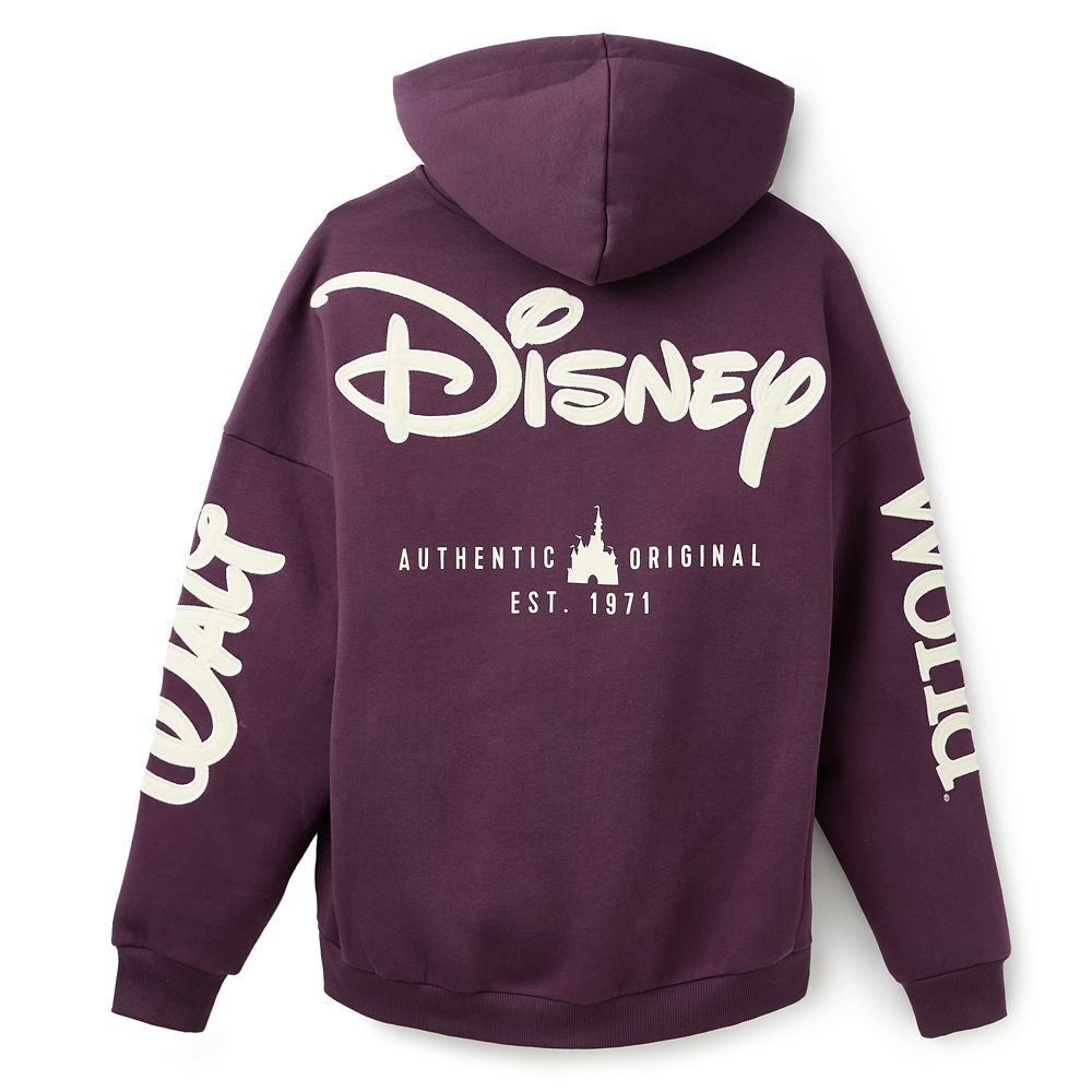 Walt Disney World Logo Zip Hoodie for Adults &ndash; Purple