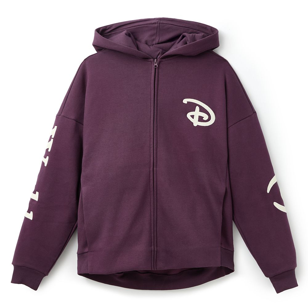 Walt Disney World Logo Zip Hoodie for Adults &ndash; Purple
