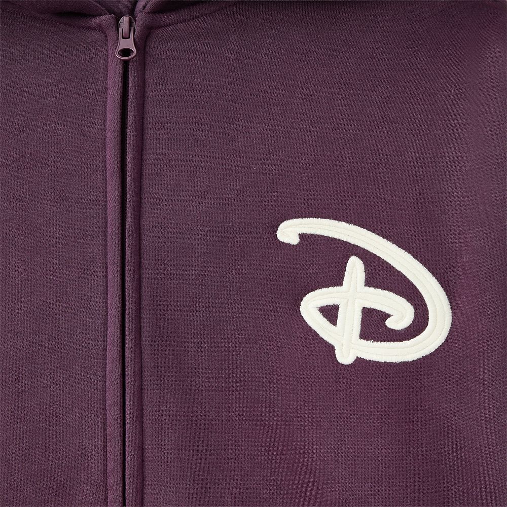 Walt Disney World Logo Zip Hoodie for Adults &ndash; Purple