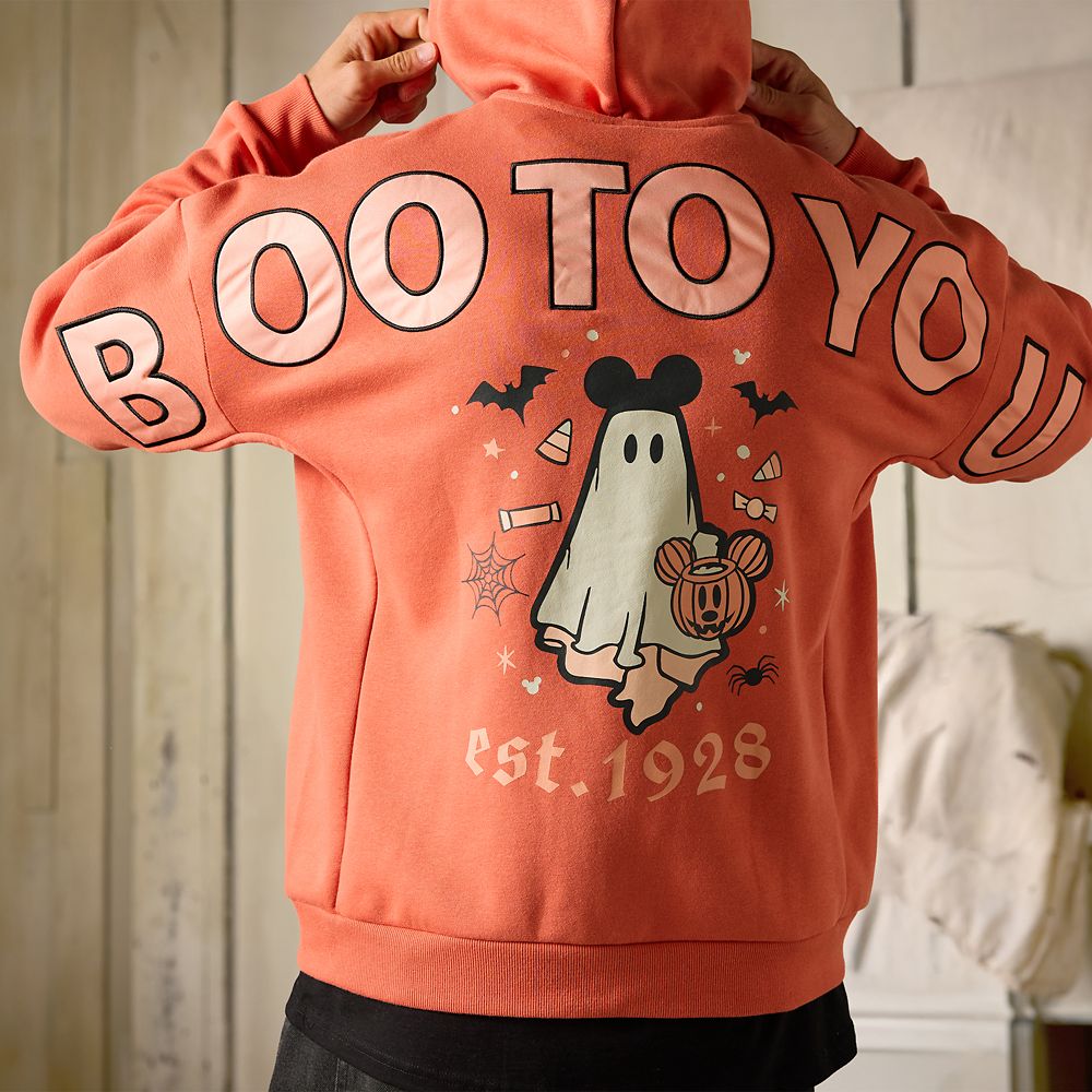 Mickey Mouse ''Boo to You'' Halloween Zip Hoodie for Adults - Exclusive