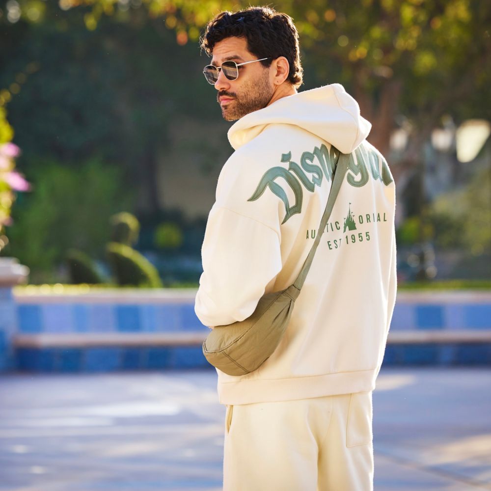 Disneyland Zip Hoodie for Adults &ndash; Cream