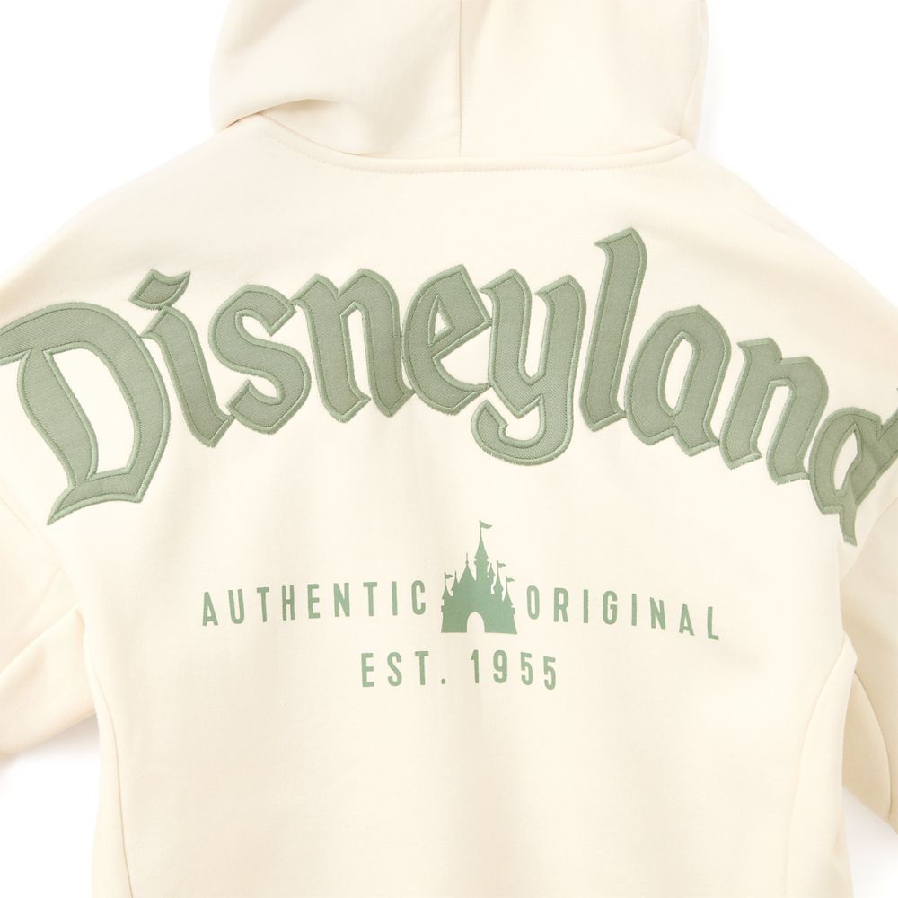 Disneyland Zip Hoodie for Adults &ndash; Cream