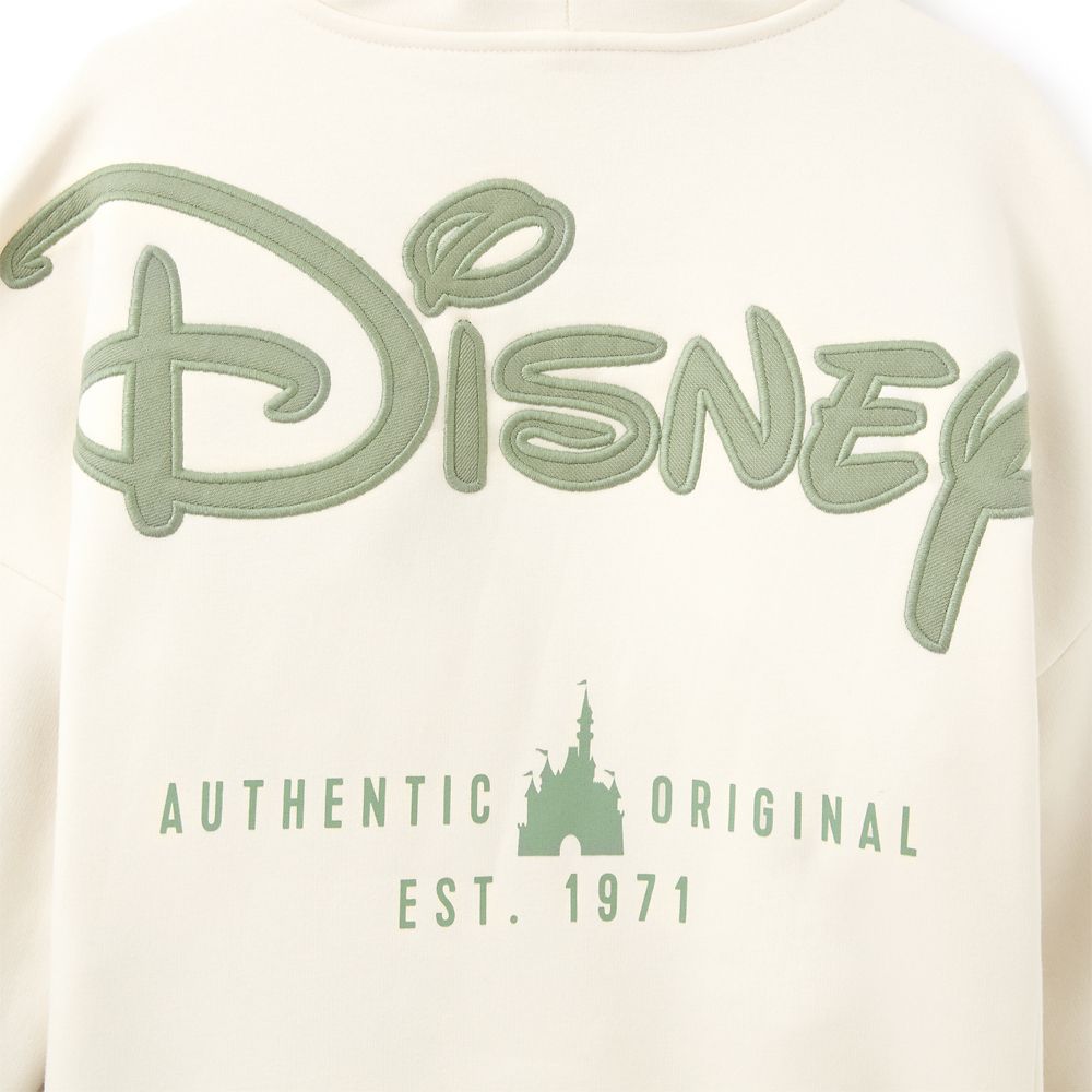 Disneyland Zip Hoodie for Adults &ndash; Cream