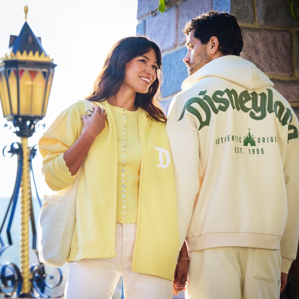 Disneyland Zip Hoodie for Adults &ndash; Yellow