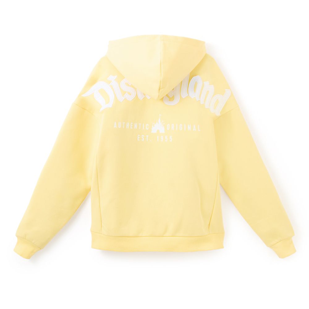 Disneyland Zip Hoodie for Adults &ndash; Yellow