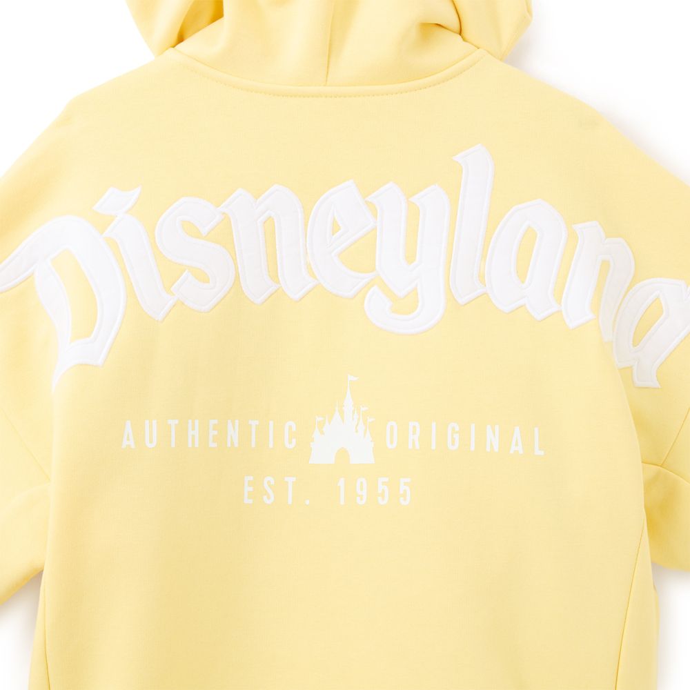 Disneyland Zip Hoodie for Adults &ndash; Yellow
