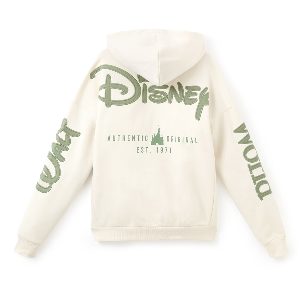 Walt Disney World Zip Hoodie for Adults &ndash; Cream