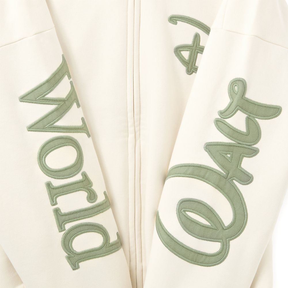 Walt Disney World Zip Hoodie for Adults &ndash; Cream