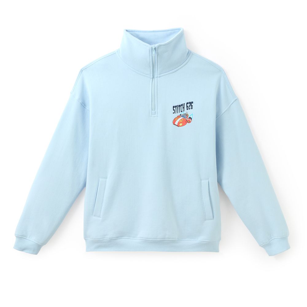 Stitch 1/4 Zip Pullover for Men &ndash; Lilo & Stitch