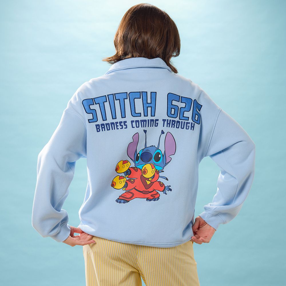 Stitch 1/4 Zip Pullover for Men &ndash; Lilo & Stitch