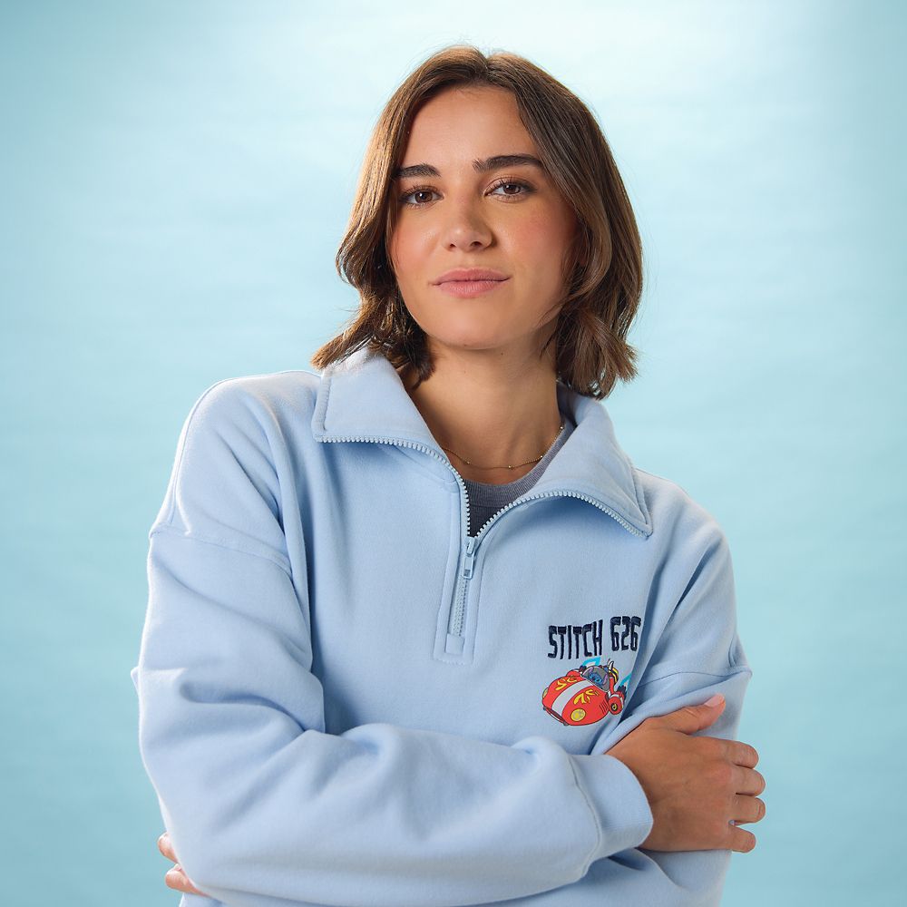 Stitch 1/4 Zip Pullover for Men &ndash; Lilo & Stitch