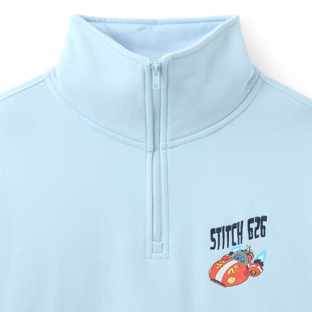 Stitch 1/4 Zip Pullover for Men &ndash; Lilo & Stitch