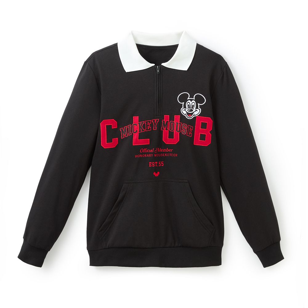 Mickey Mouse Club Half-Zip Polo for Adults by Our Universe