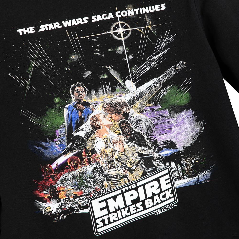 Star Wars The Empire Strikes Back Poster Pullover Crew for Adults