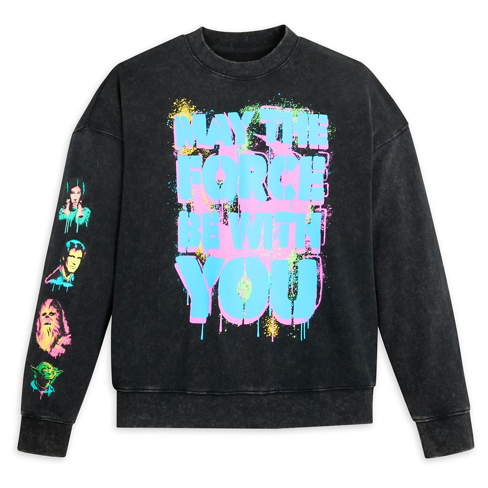 ''May the Force Be with You'' Pullover Sweatshirt for Adults by Ashley Eckstein - Star Wars