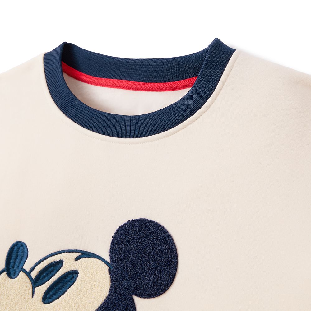 Mickey Mouse Winter Scenic Pullover Sweatshirt for Adults