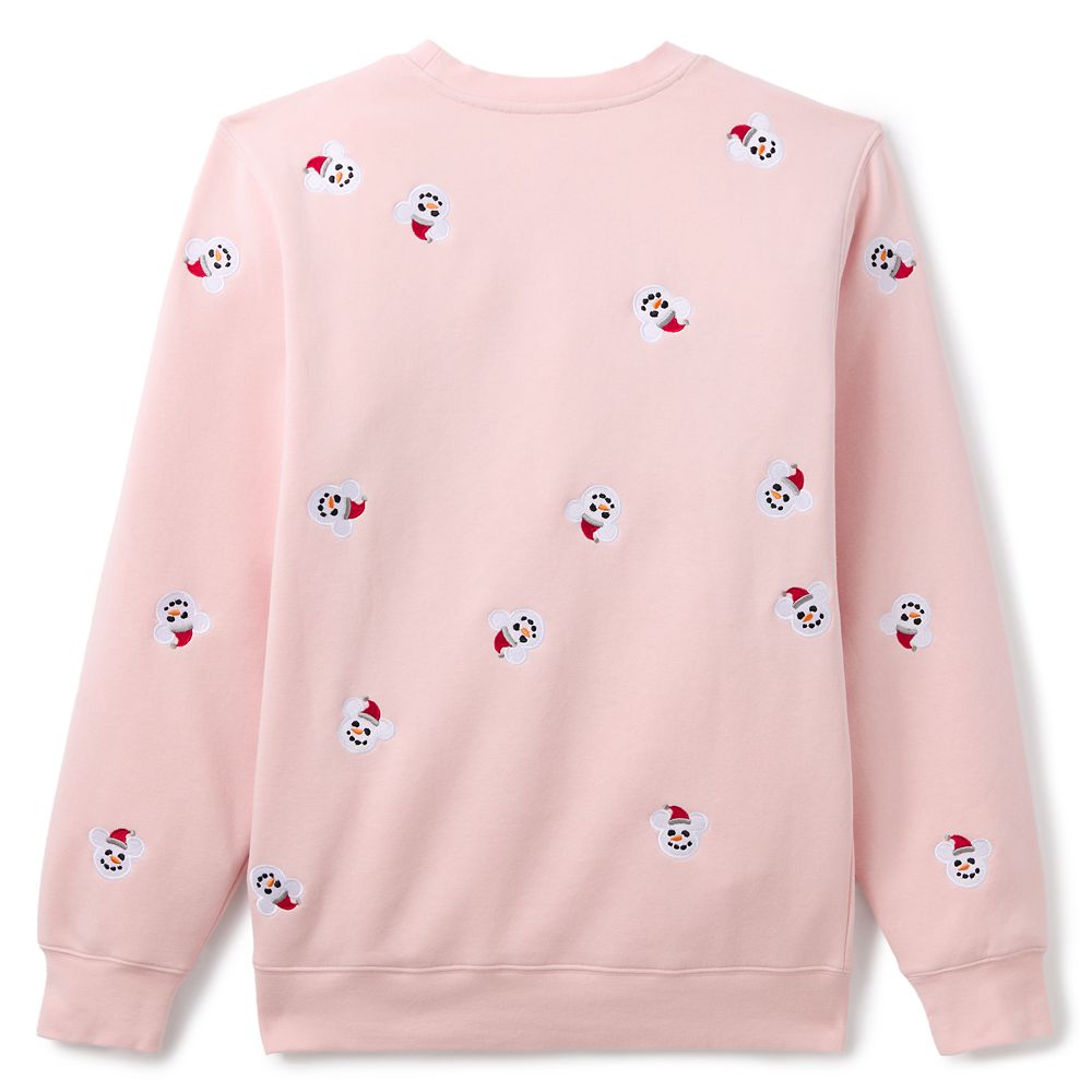 Mickey Mouse Icon Snowman Pullover Sweatshirt for Adults