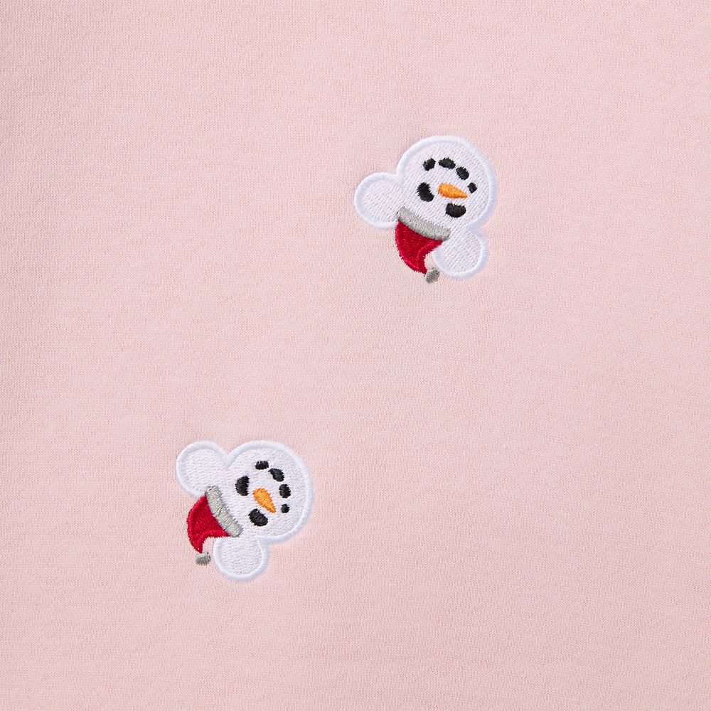 Mickey Mouse Icon Snowman Pullover Sweatshirt for Adults