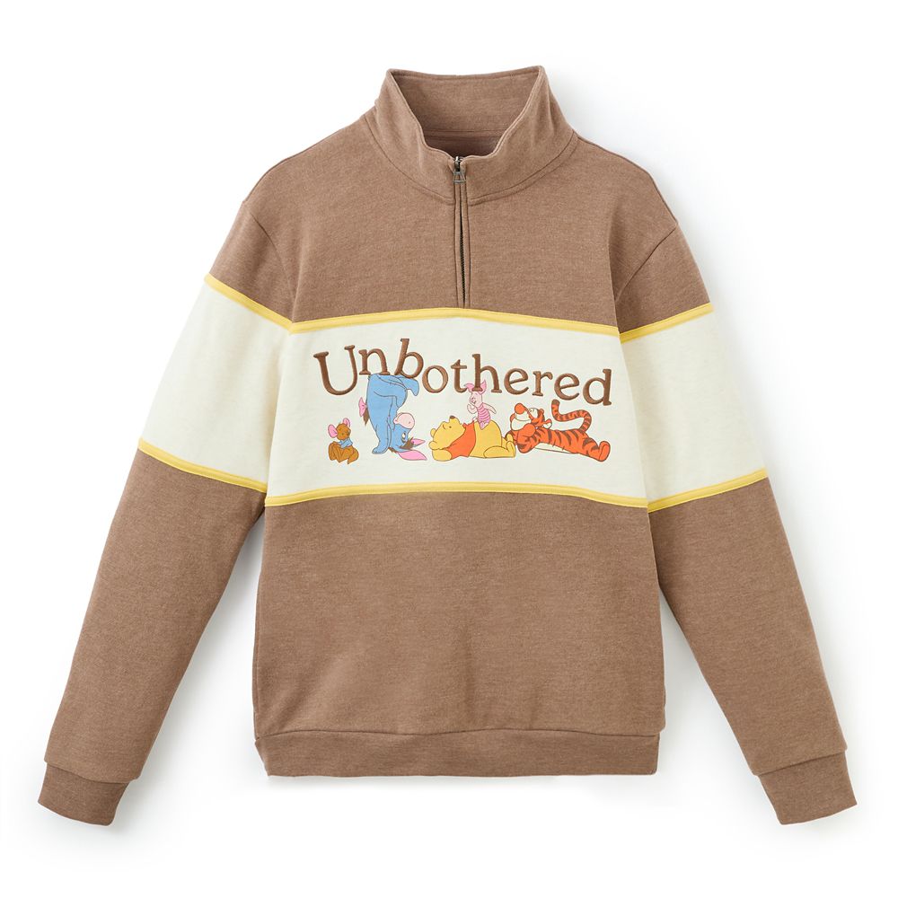 Winnie the Pooh and Pals 1/4 Zip Pullover for Adults