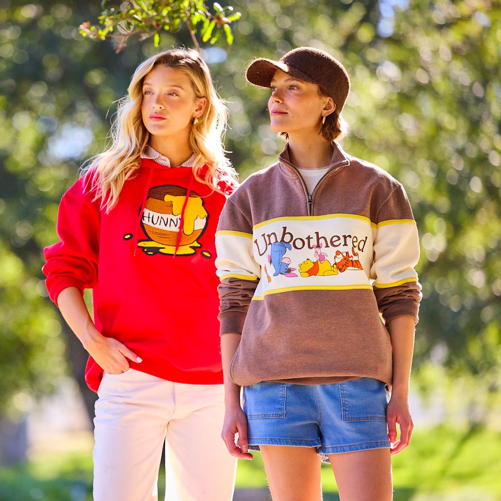 Winnie the Pooh and Pals 1/4 Zip Pullover for Adults