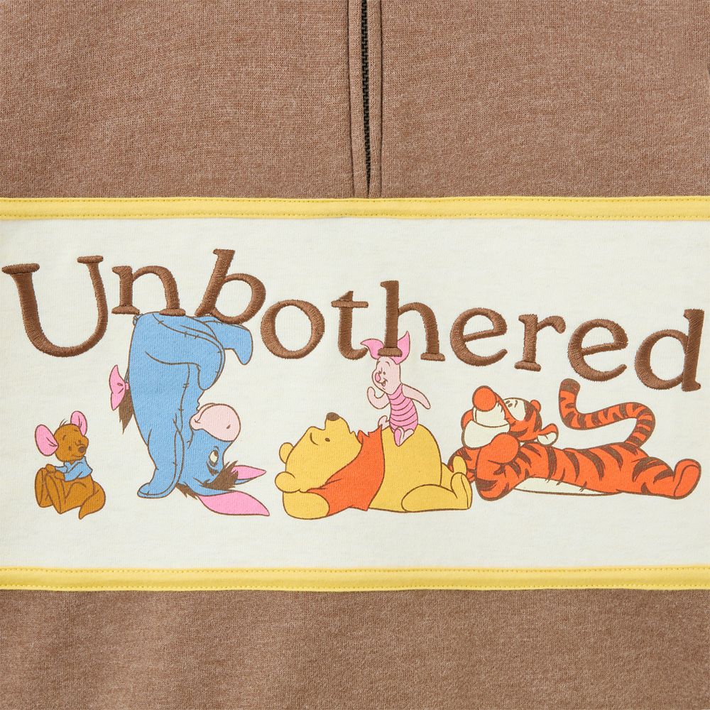 Winnie the Pooh and Pals 1/4 Zip Pullover for Adults