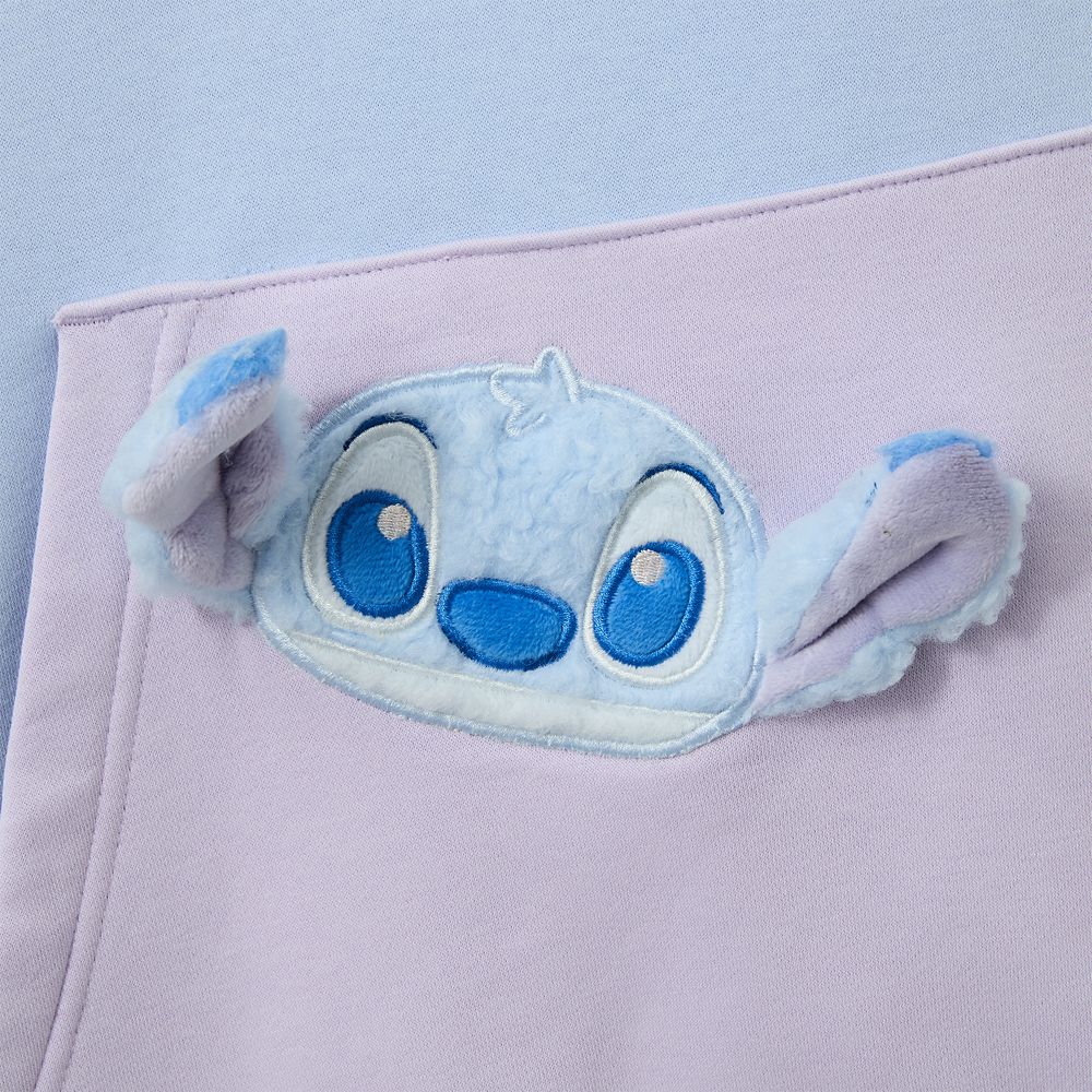 Stitch Plush Pullover Hoodie for Adults - Disney Store China