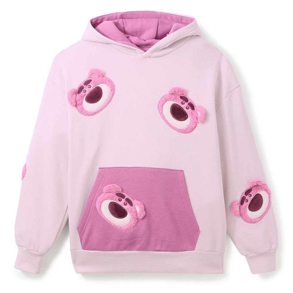 Lotso Plush Pullover Hoodie for Adults Disney Store China