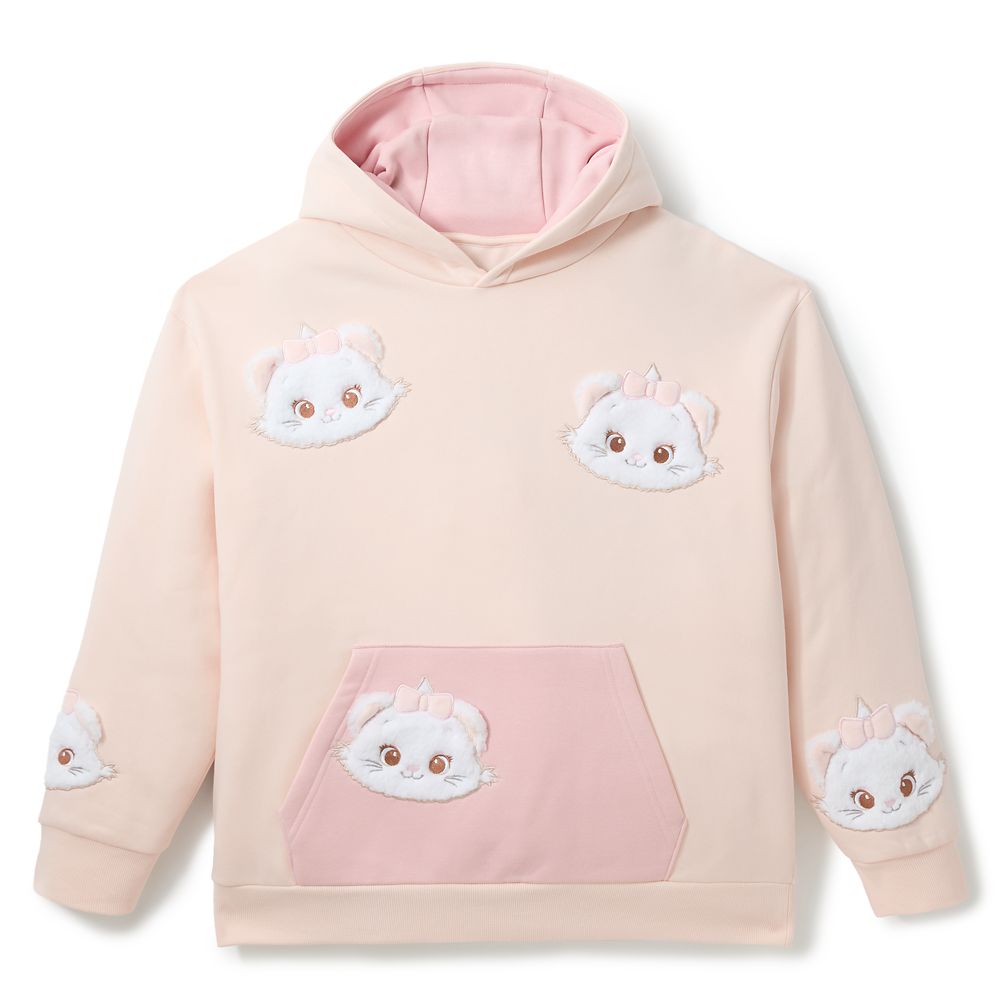 Marie Plush Pullover Hoodie for Adults Disney Store China