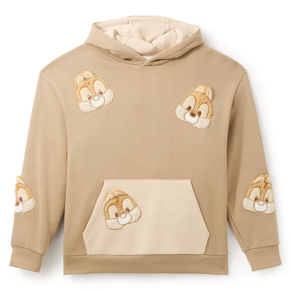 Chip n Dale Plush Pullover Hoodie for Adults Disney Store China