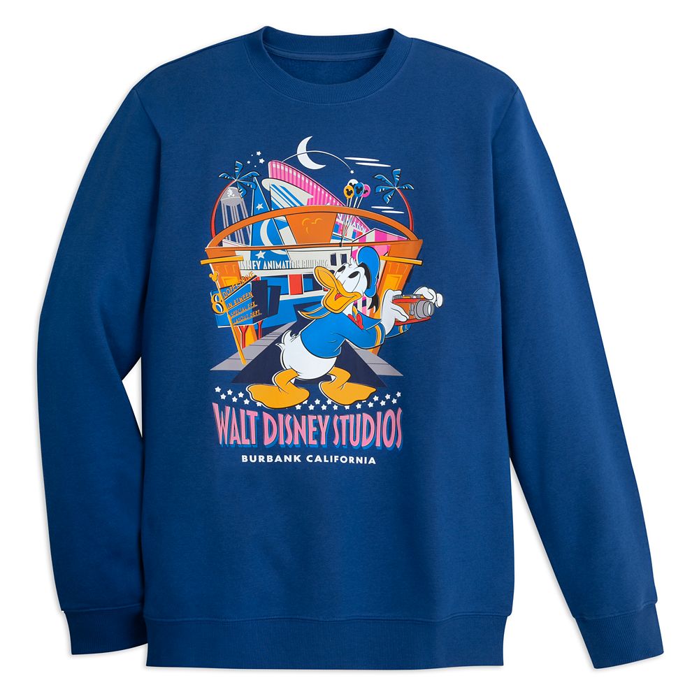 Donald Duck Walt Disney Studios Pullover Sweatshirt for Men