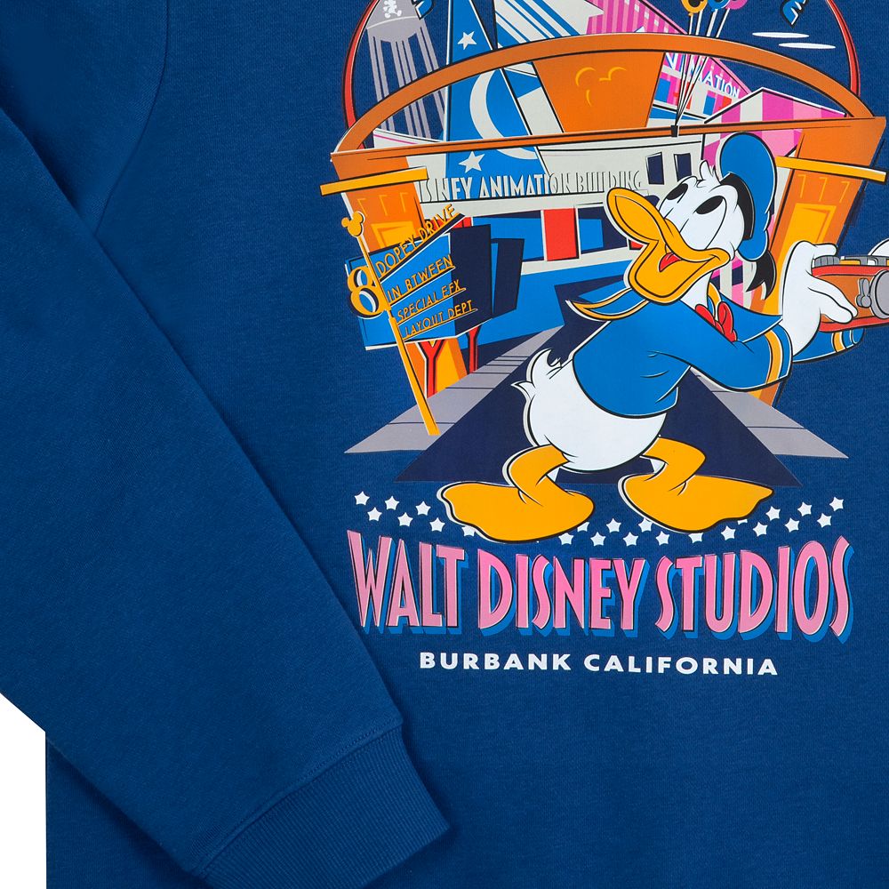 Donald Duck ''Walt Disney Studios'' Pullover Sweatshirt for Men