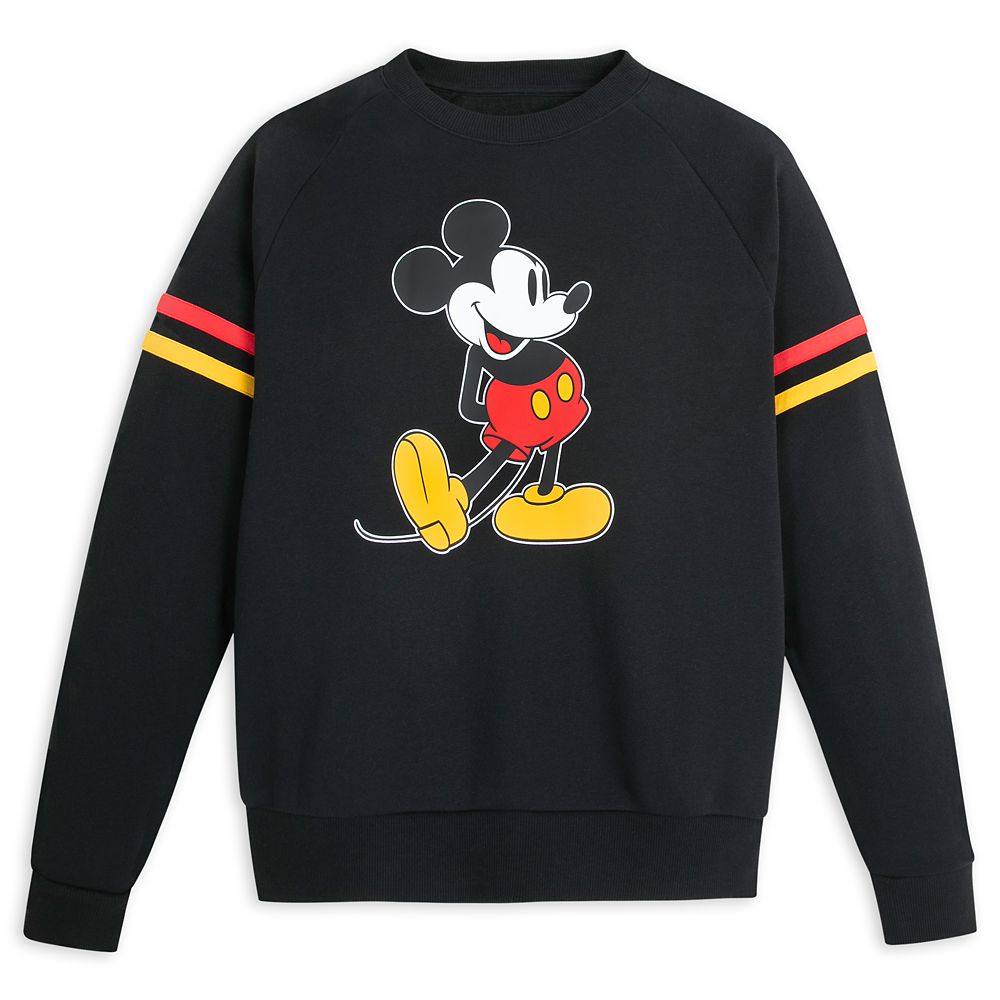 Mickey Mouse Standing Pullover Sweatshirt for Adults Official shopDisney