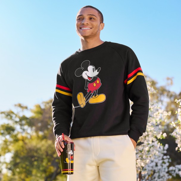 Mickey Mouse Standing Pullover Sweatshirt for Adults Mickey Mouse Standing Pullover Sweatshirt for Adults