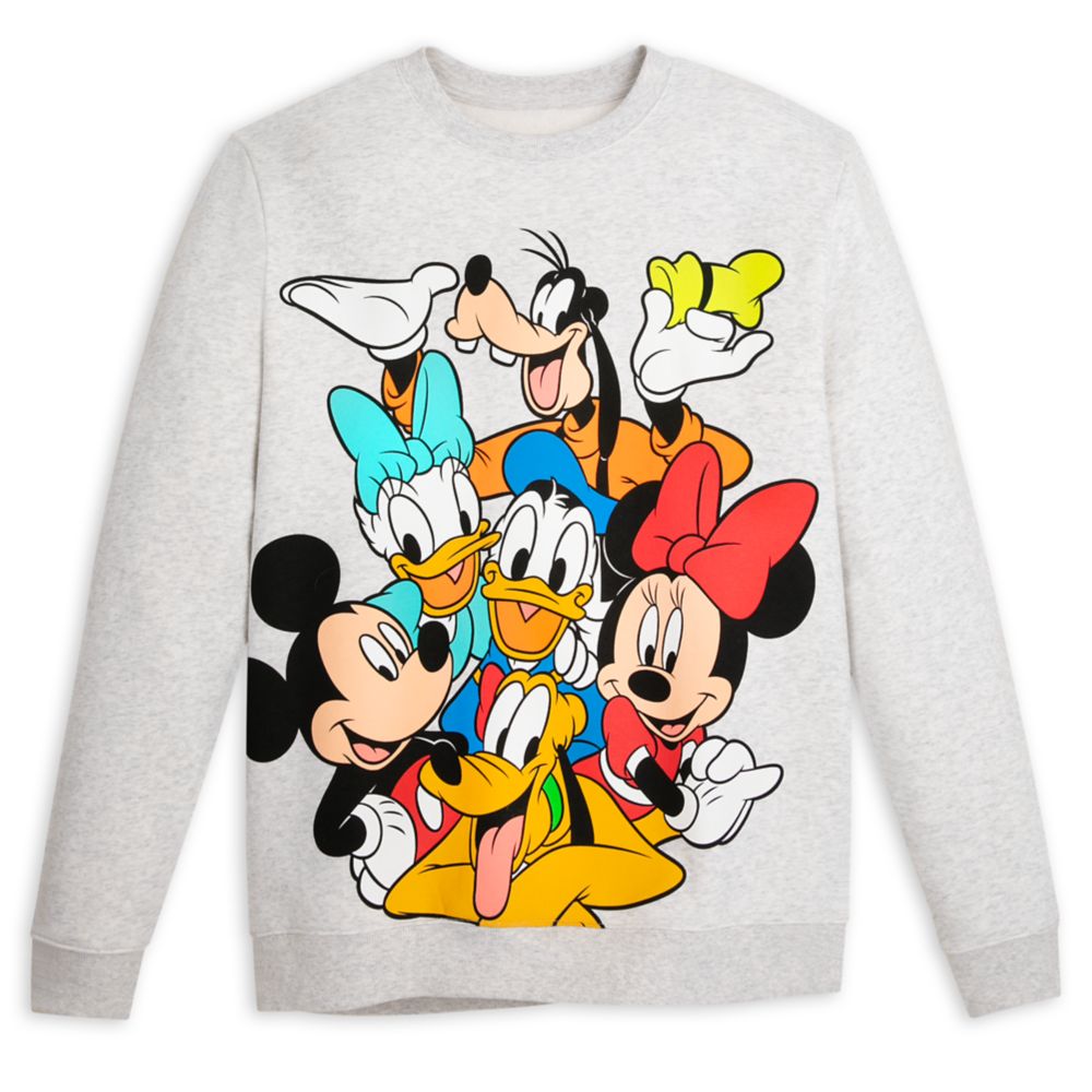 Mickey Mouse and Friends Pullover Sweatshirt for Adults Official shopDisney