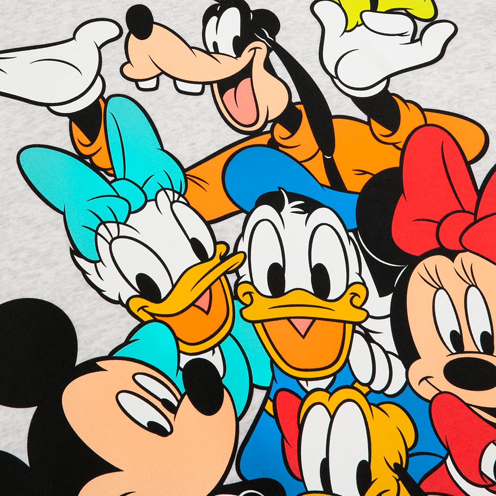 Mickey Mouse and Friends Pullover Sweatshirt for Adults