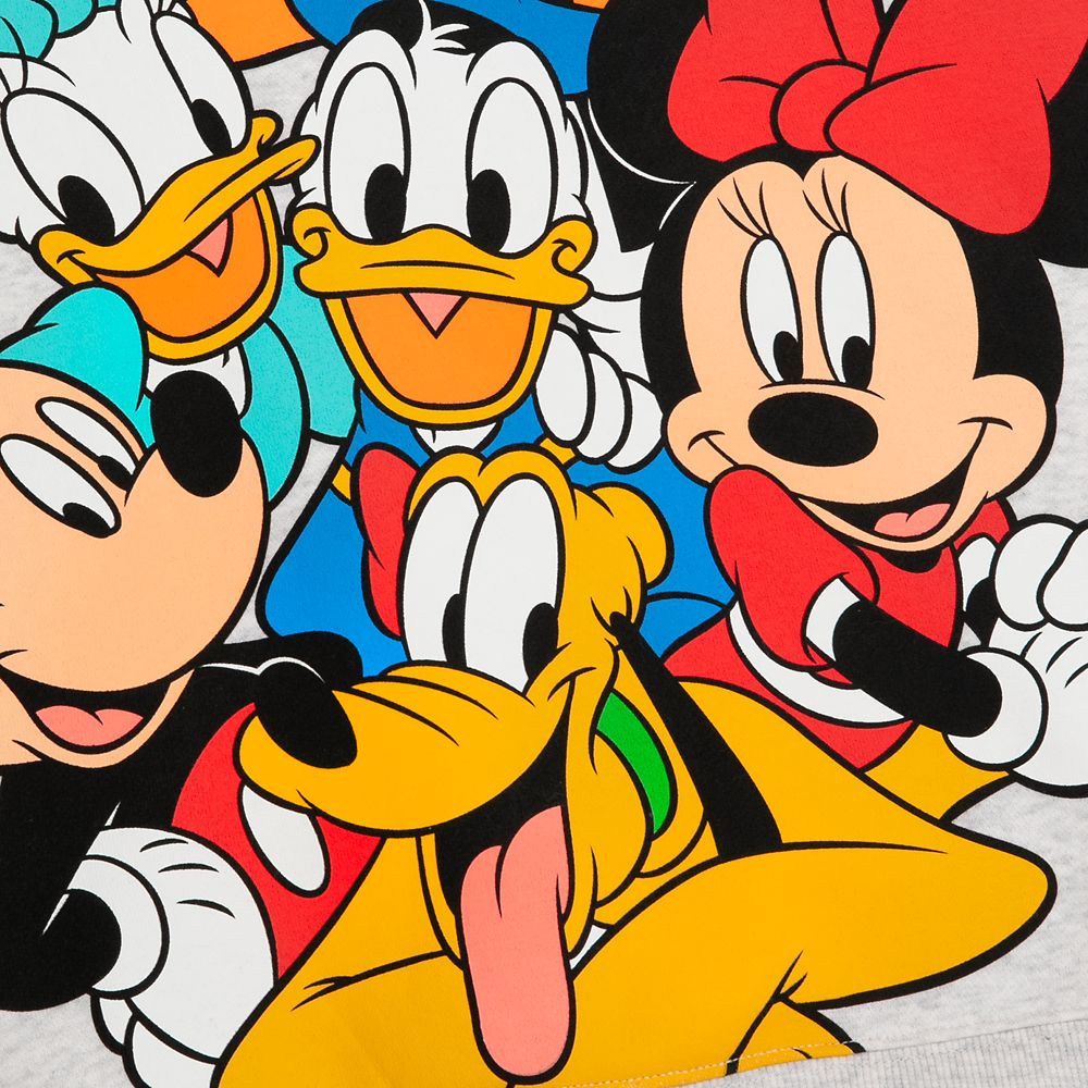 Mickey Mouse and Friends Pullover Sweatshirt for Adults