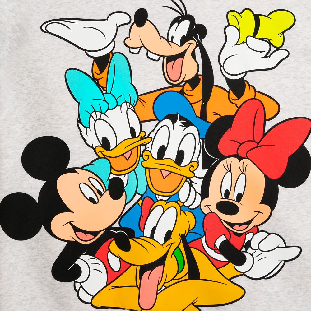Mickey Mouse and Friends Pullover Sweatshirt for Adults