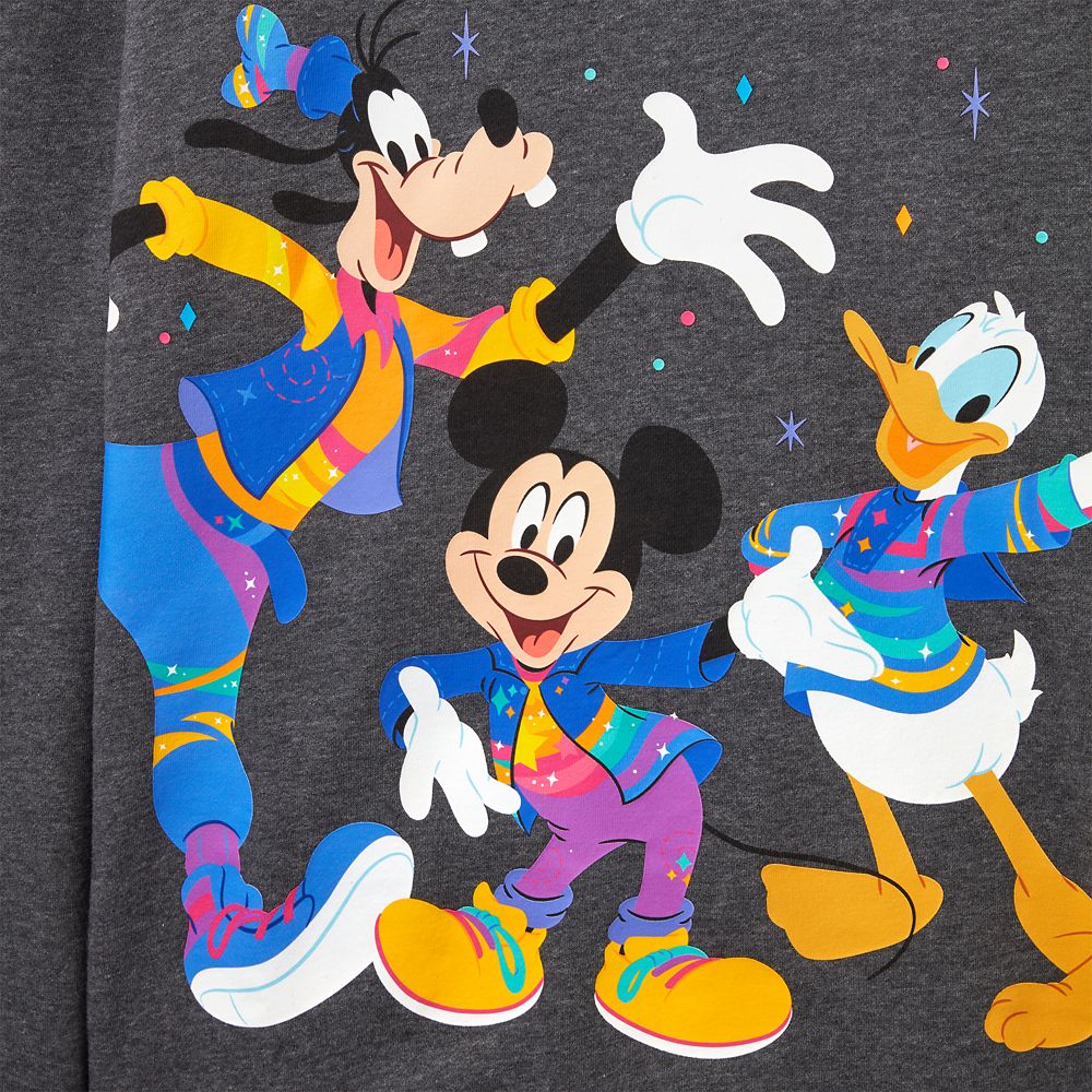 Mickey Mouse and Friends Pullover Sweatshirt &ndash; Disneyland Resort 70th Anniversary Celebration Collection