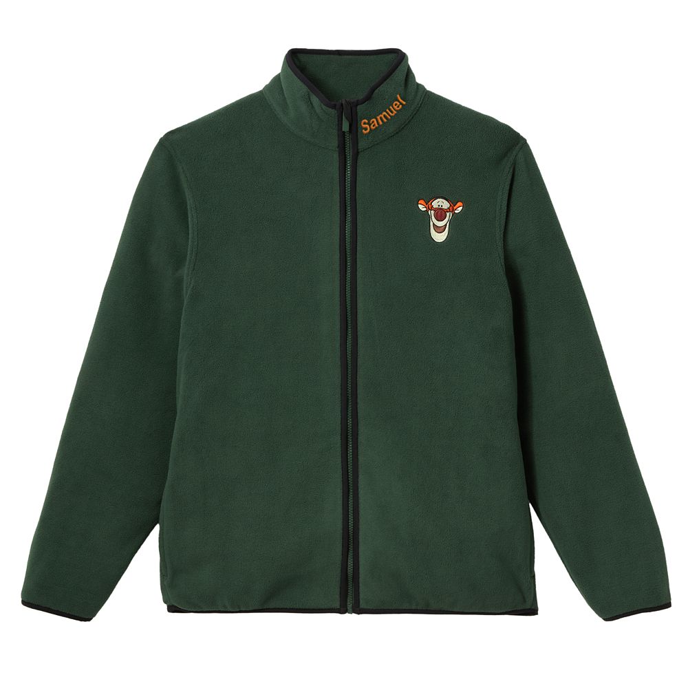 Tigger Zip Fleece Jacket for Men Winnie the Pooh Personalized Official shopDisney