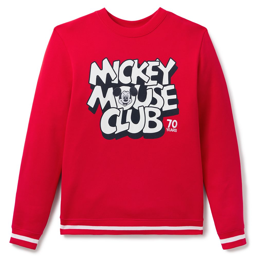 The Mickey Mouse Club 70th Anniversary Pullover Sweatshirt for Adults Official shopDisney