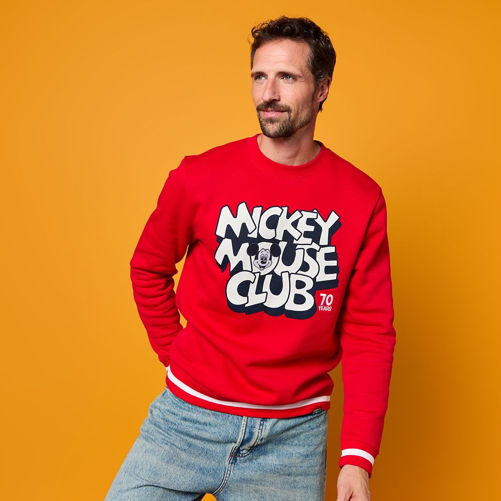 The Mickey Mouse Club 70th Anniversary Pullover Sweatshirt for Adults