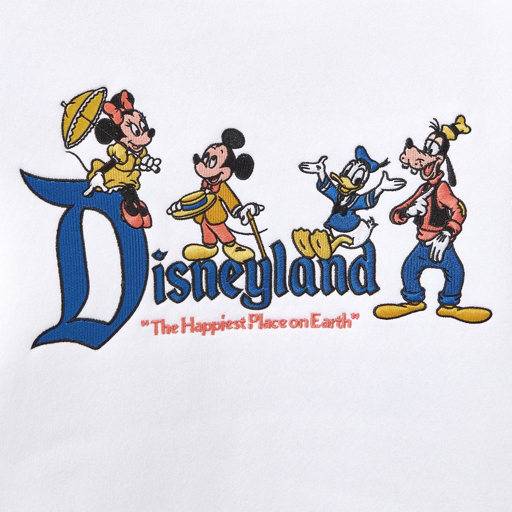 Mickey Mouse and Friends Disneyland 70th Anniversary Fashion Pullover Sweatshirt for Men