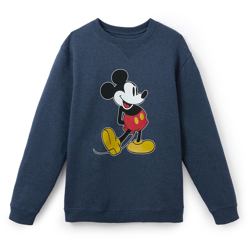 Mickey Mouse Pullover Sweatshirt for Adults &ndash; Navy