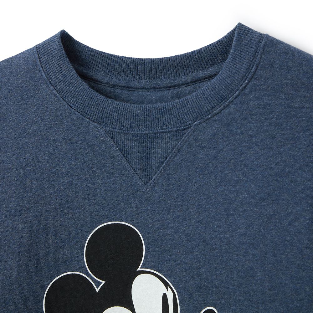 Mickey Mouse Pullover Sweatshirt for Adults &ndash; Navy