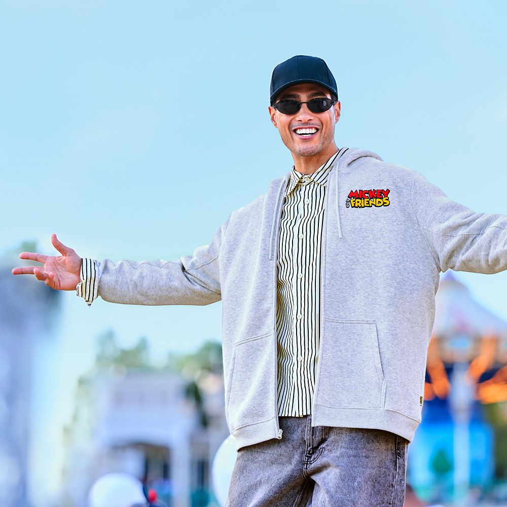 Mickey Mouse and Friends Zip Hoodie for Adults