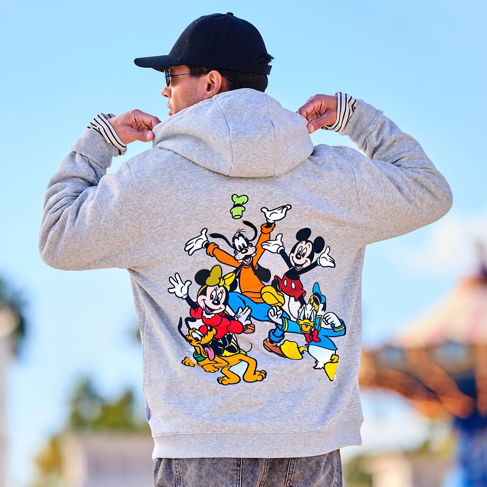 Mickey Mouse and Friends Zip Hoodie for Adults
