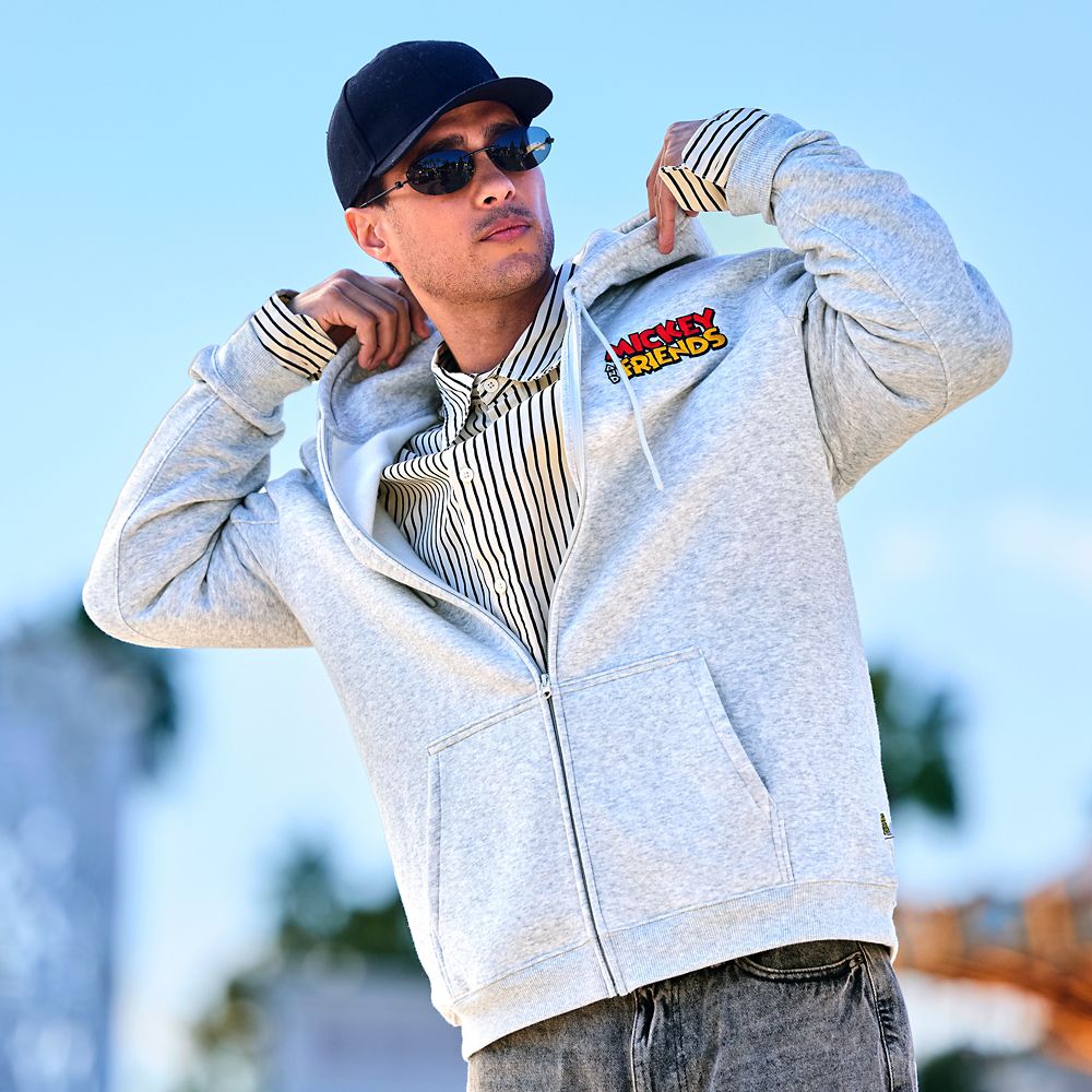 Mickey Mouse and Friends Zip Hoodie for Adults