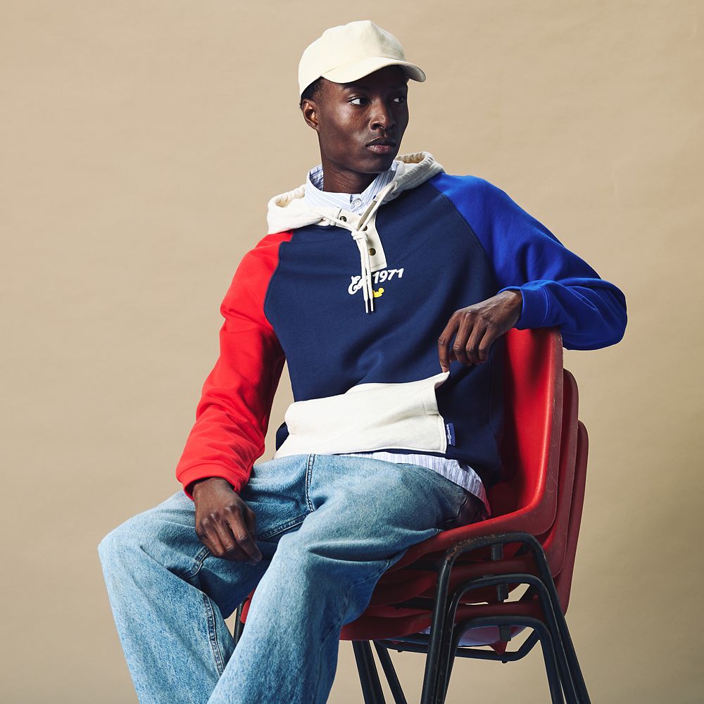 Mickey Mouse Collegiate Henley Hoodie for Adults &ndash; Walt Disney World